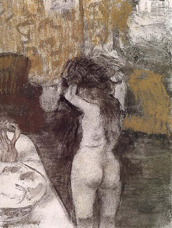 Edgar Degas After bath